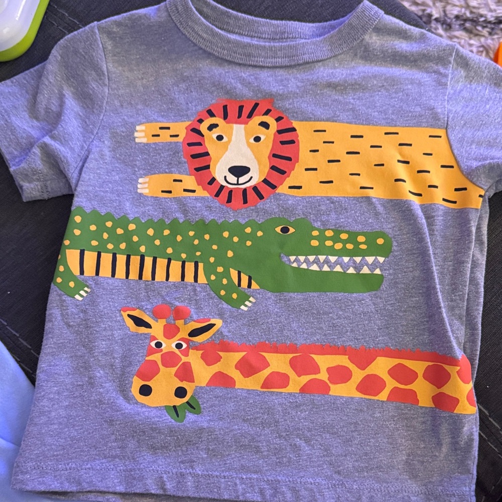 The Children's Place Gray Animal Graphic Tee